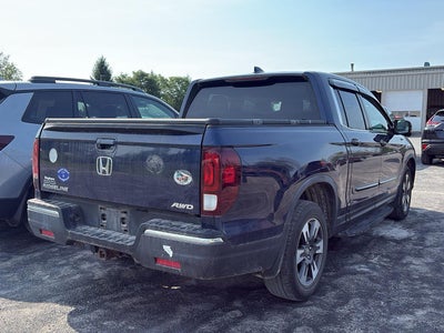 2017 Honda Ridgeline RTL-T All Wheel Drive Automatic