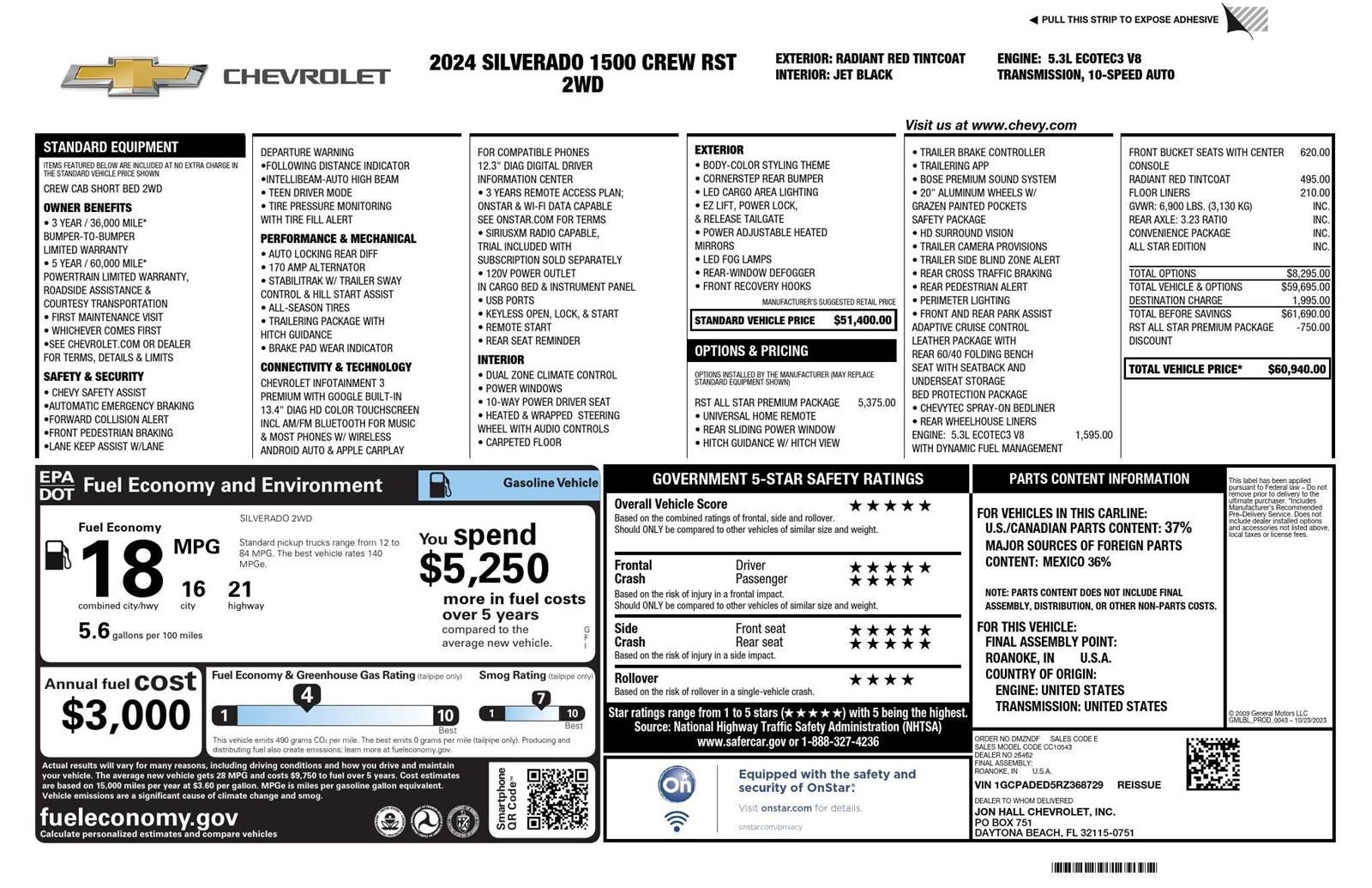 2024 Chevrolet Silverado 1500 RST