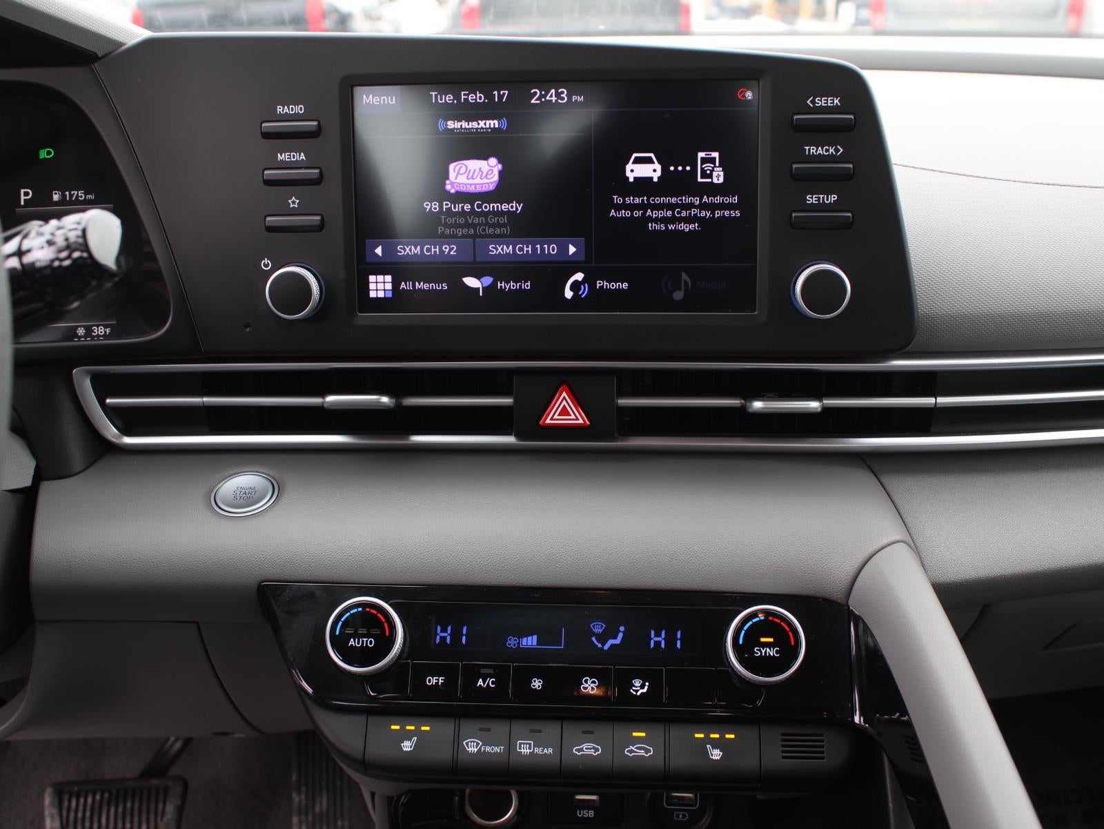 2022 Hyundai Elantra Hybrid Blue