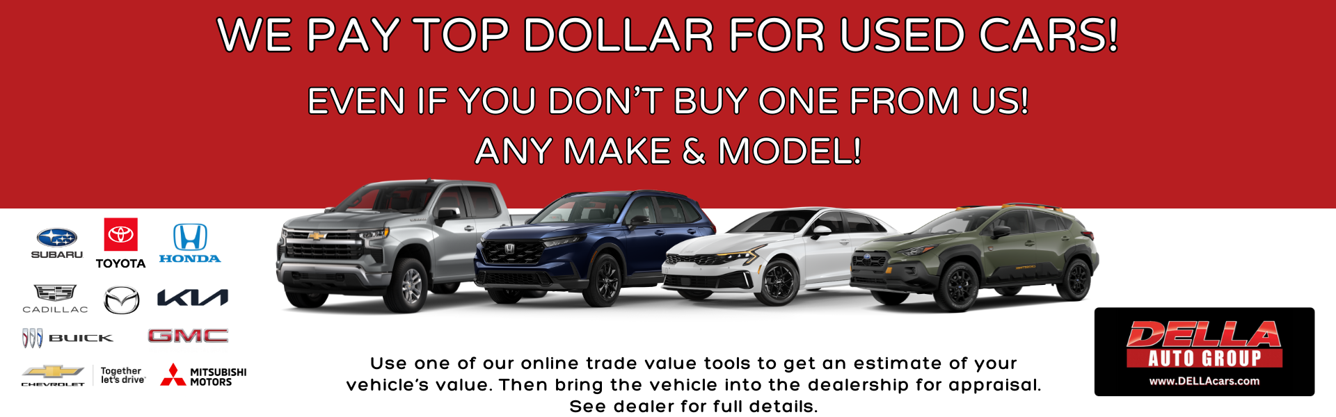 DELLA Auto Group Buys Used Cars