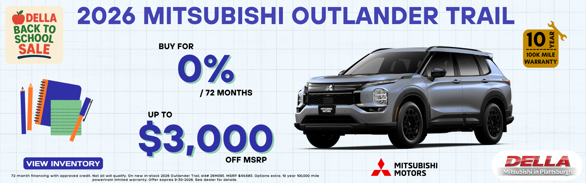 2026 Mitsubishi Outlander