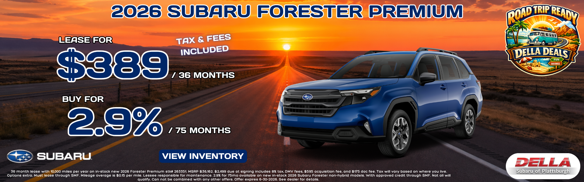 2026 Subaru Forester