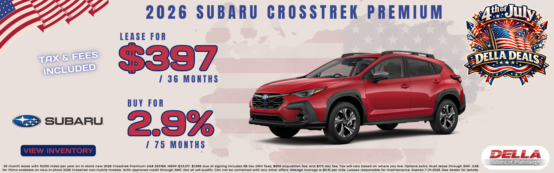 2026 Subaru Crosstrek