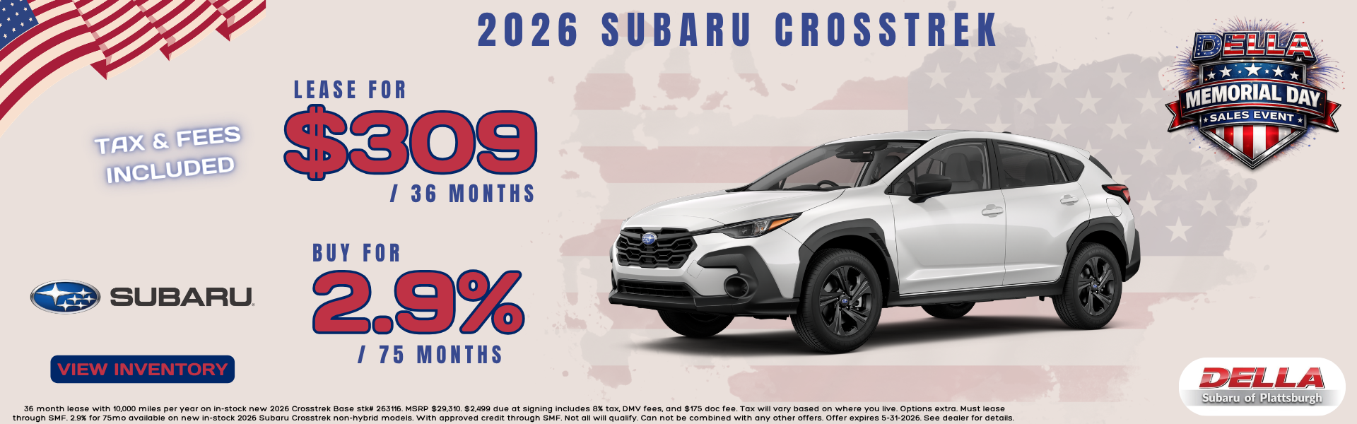 2026 Subaru Crosstrek