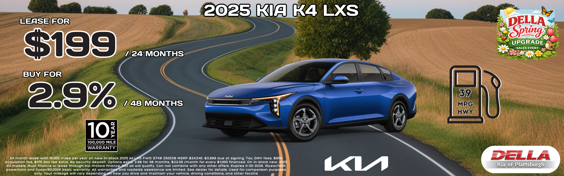 2026 Kia K4 for sale