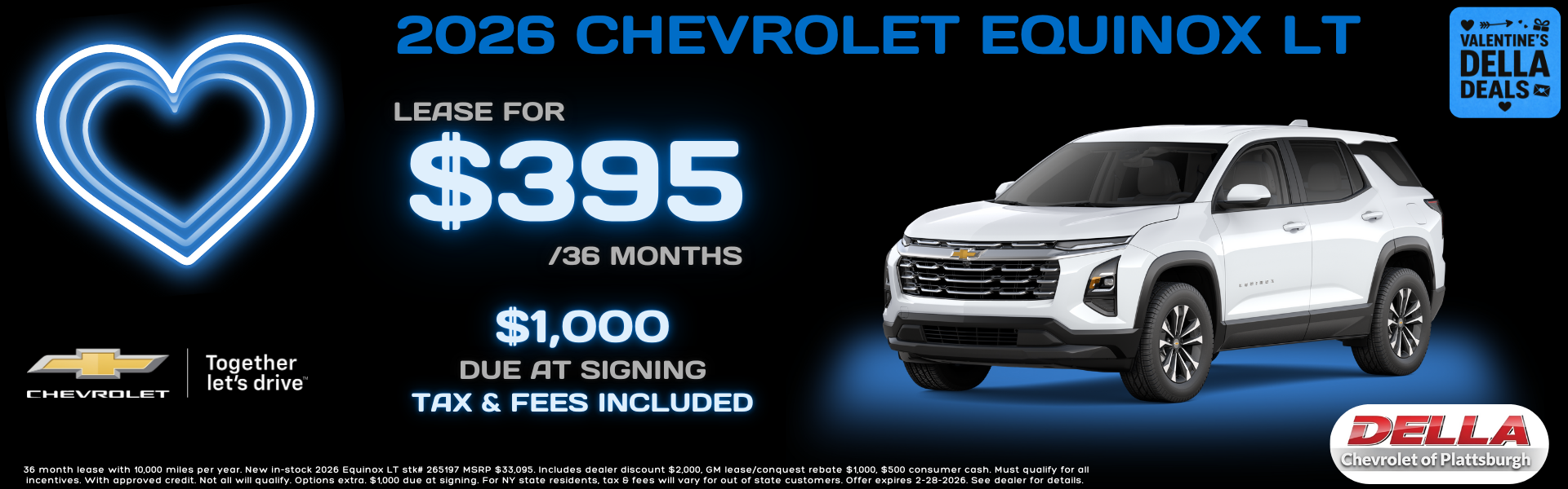 2026 Chevy Equinox for sale