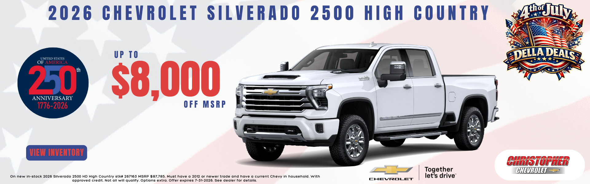2026 Chevy Silverado 2500 For Sale