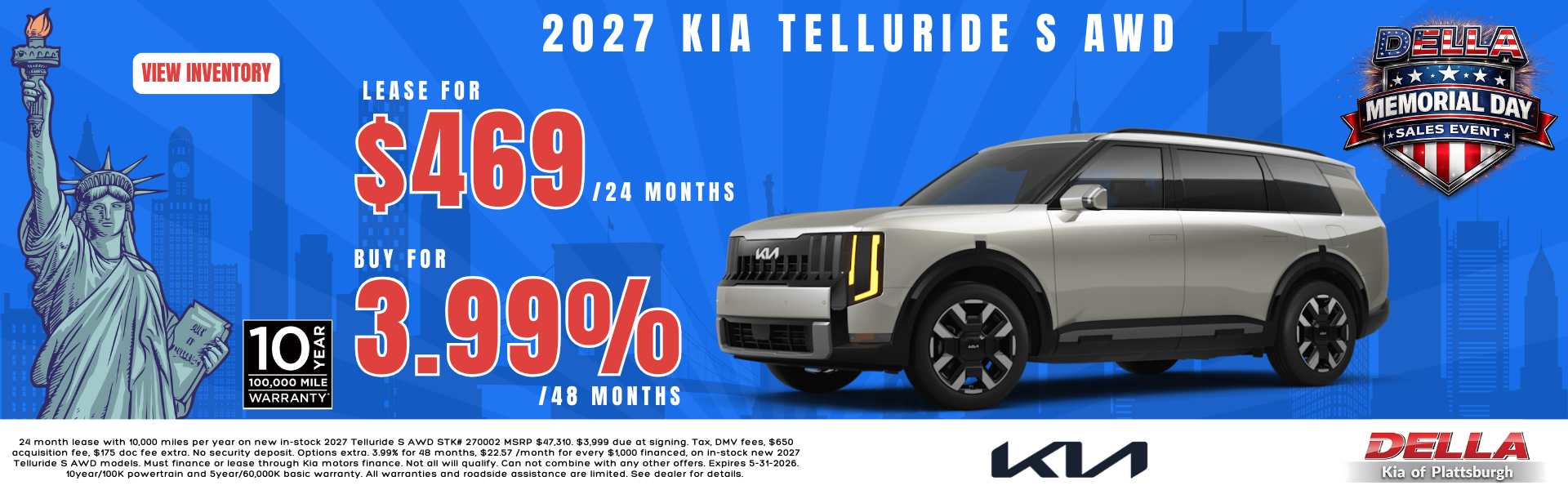 2027 Kia Telluride for sale