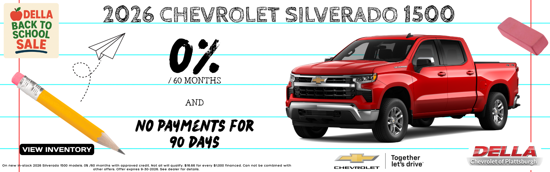 2026 Chevy Silverado for sale