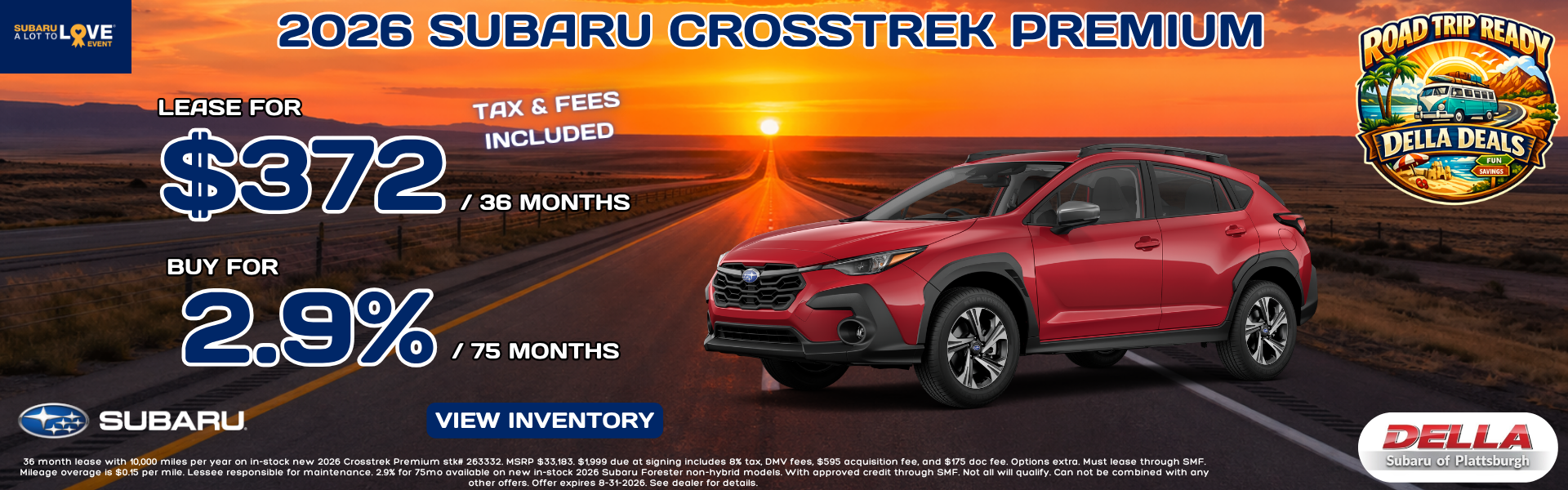 2026 Subaru Crosstrek